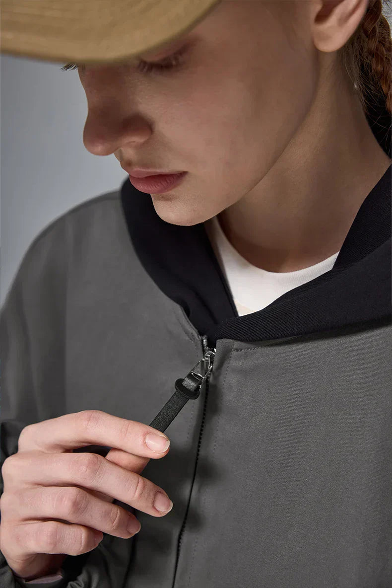 Zip-Up Quilted Jacket