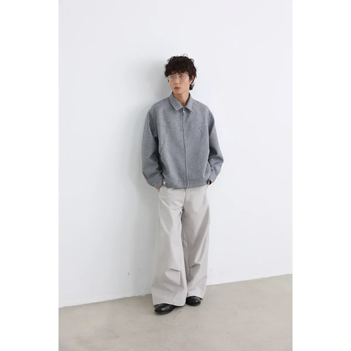 Men Patchwork Loose Vintage Casual Retro Jacket