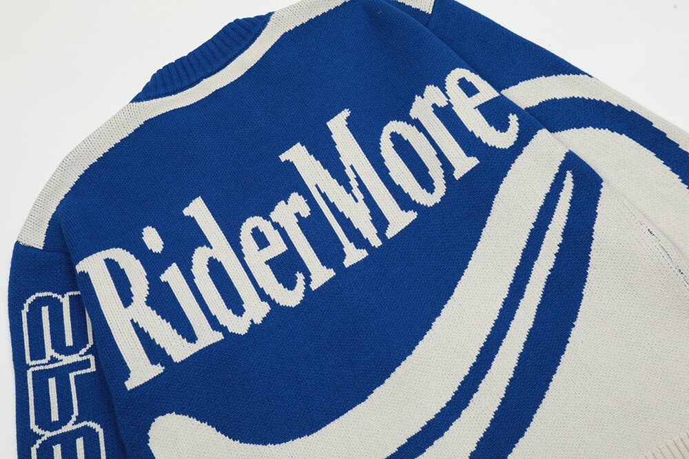 Y2K Retro Racing Cardigan