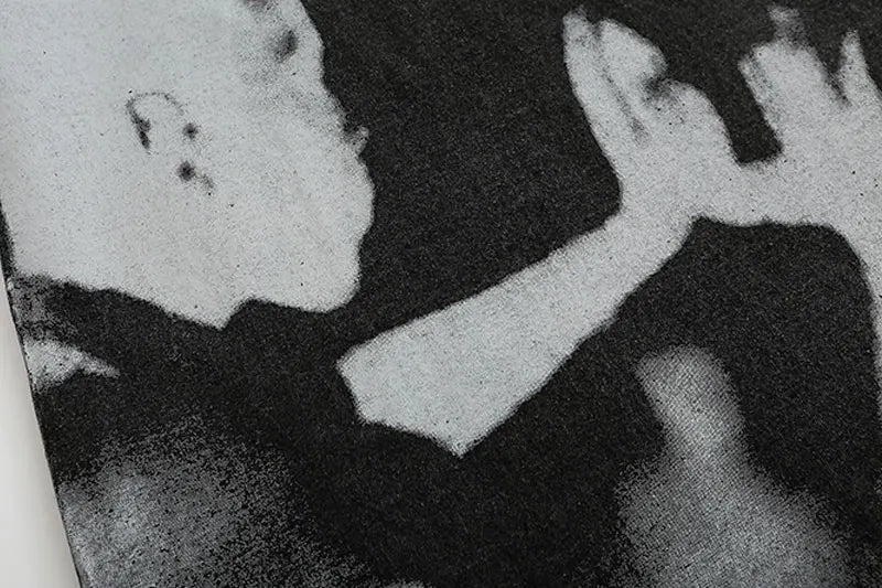 Vintage Reflection Grunge Hoodie