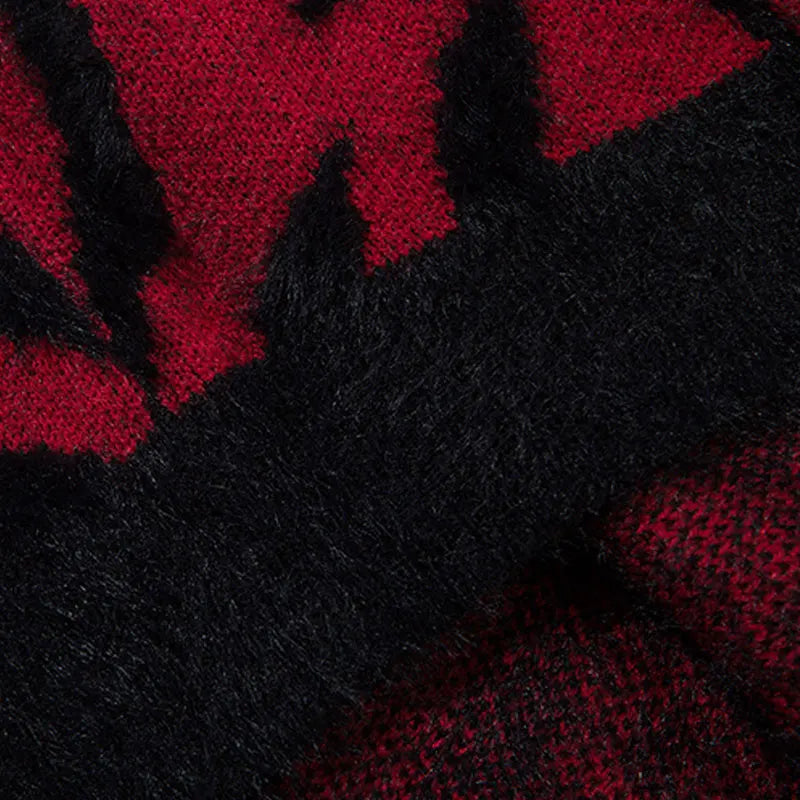 Cozy Color Block Striped Knit Sweater