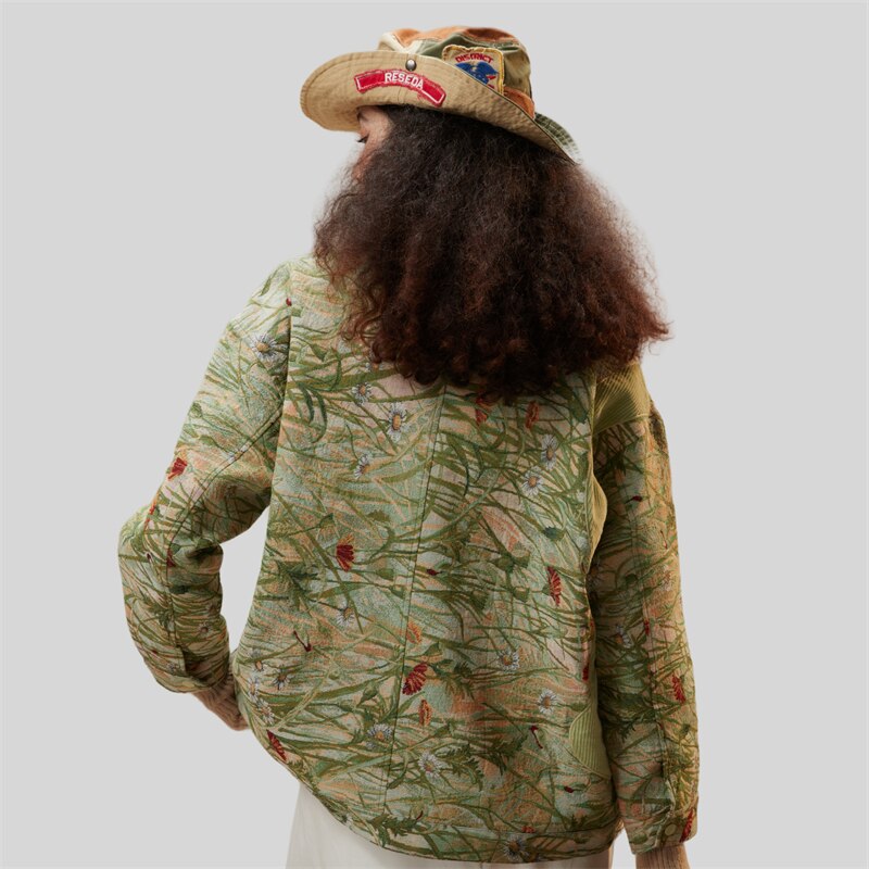 Floral Daisy Print Jacket