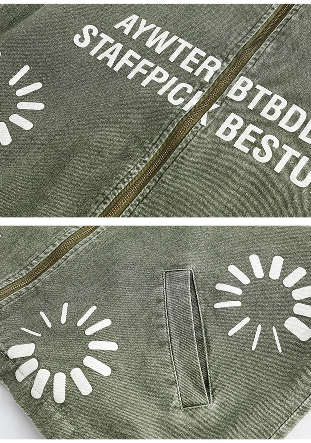 Retro Floral Graphic Denim Jacket