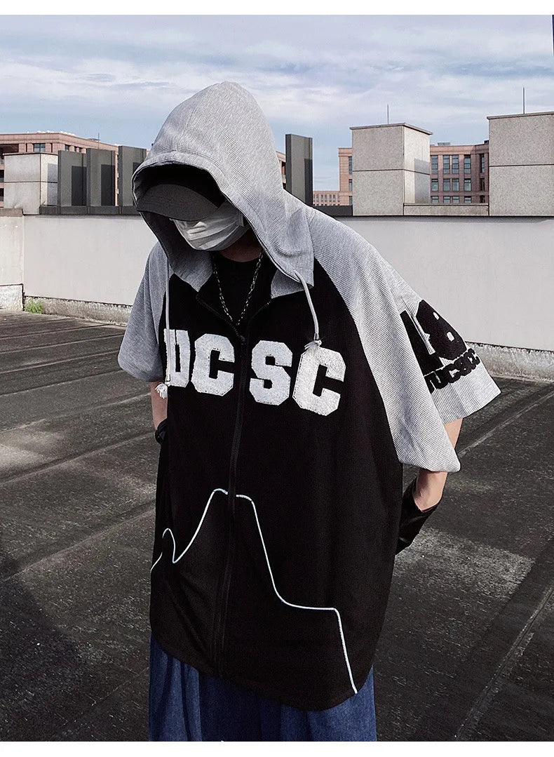 Streetwear Oversized Hip Hop Hooded Sweatshirt