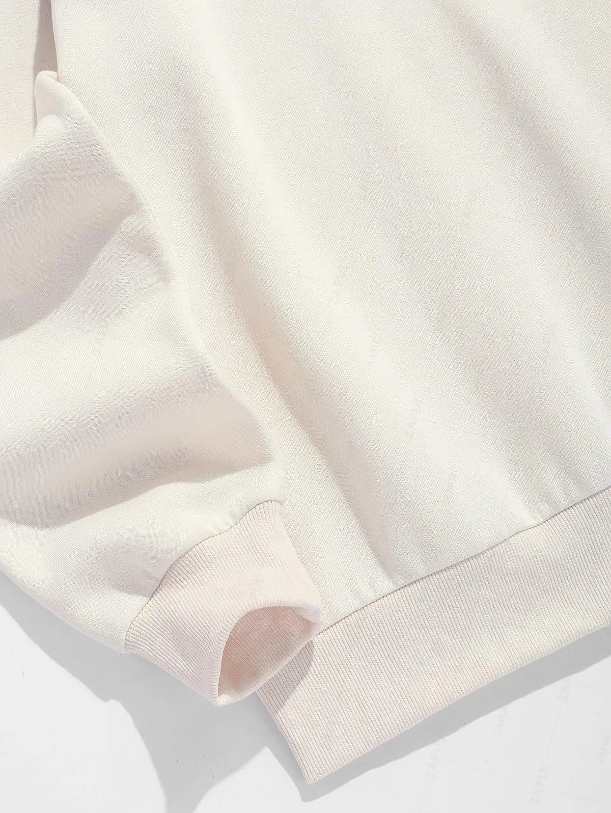 Colorblock Graphic Fleece Lined Polo Sweatshirt