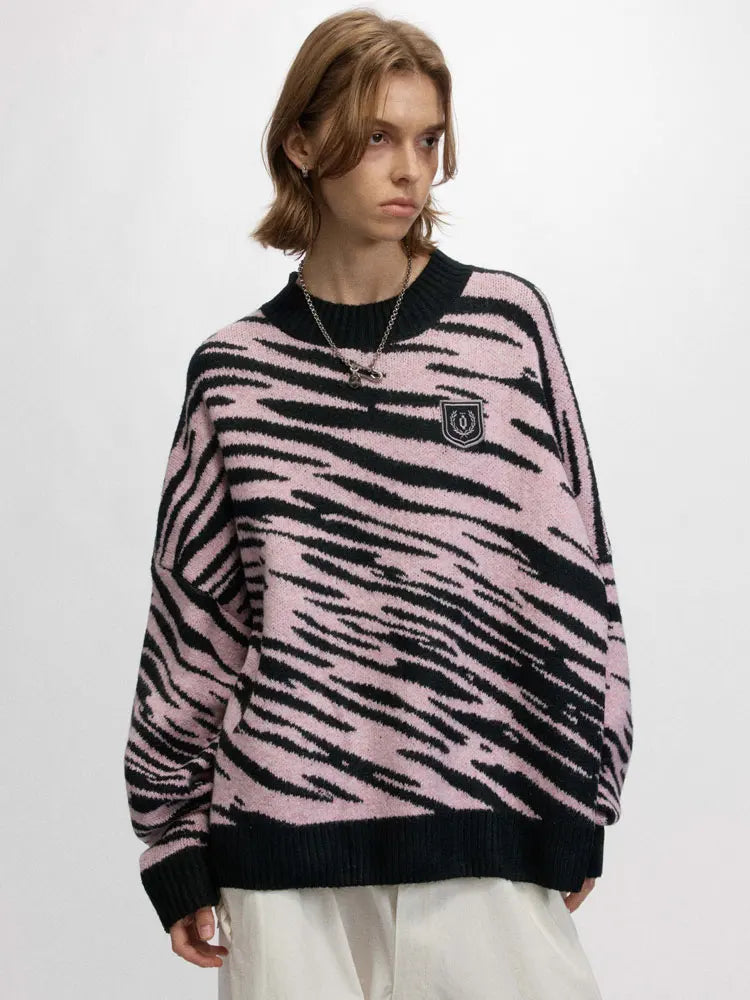 Vintage Zebra Knitted Sweaters