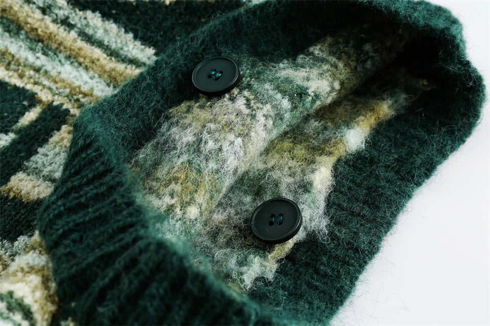 Women's Desert Waves Cactus Knit Sweater