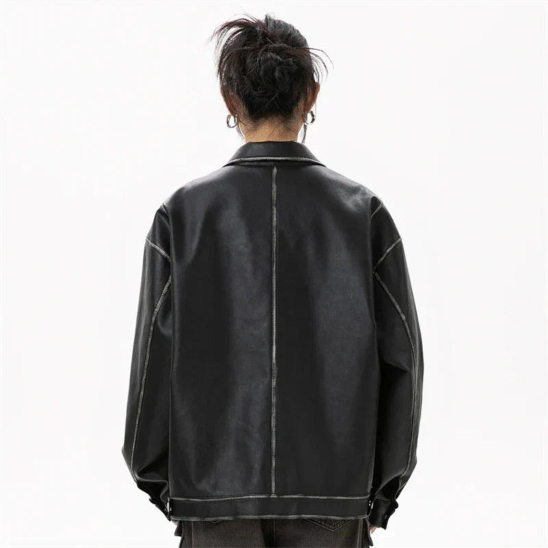 Women's Black Sheepskin Leather Jacket