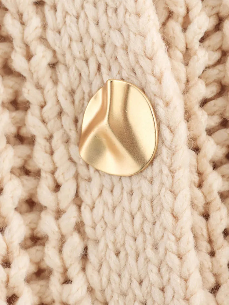 Chunky Knitted Autumn Cardigan