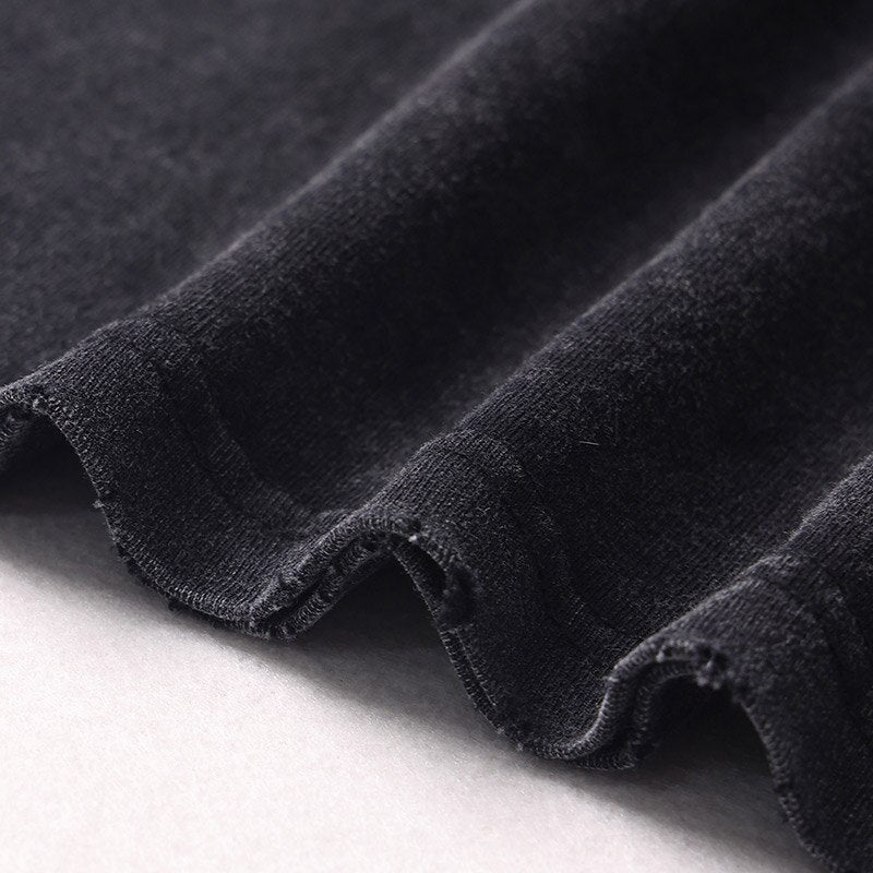 Oversized Devil Graphic Print Sweatshirt