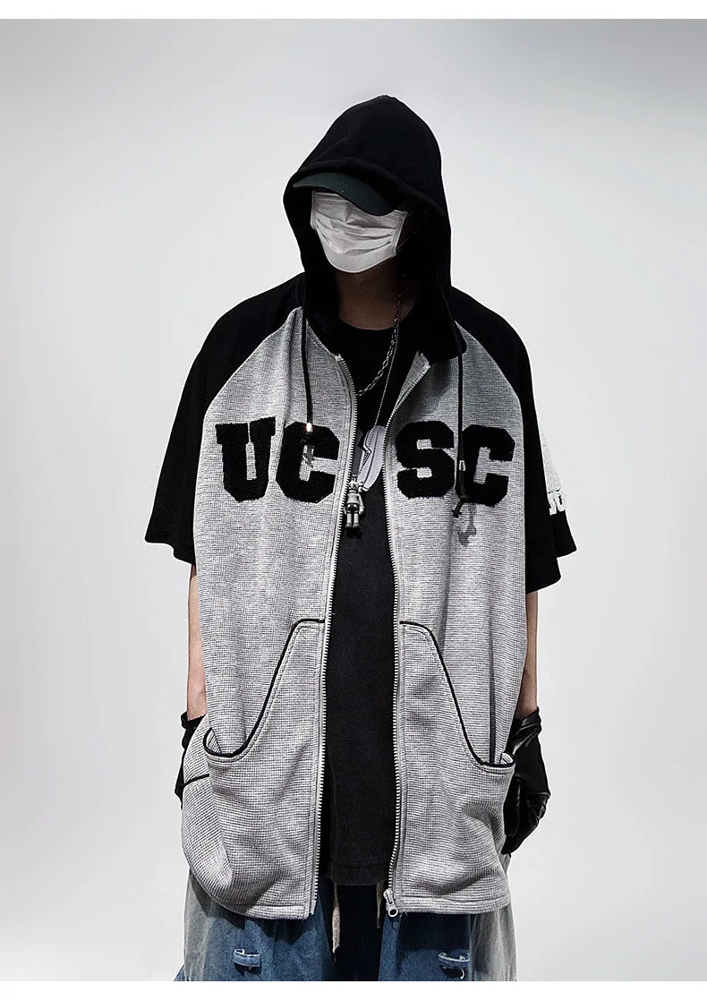 Streetwear Oversized Hip Hop Hooded Sweatshirt