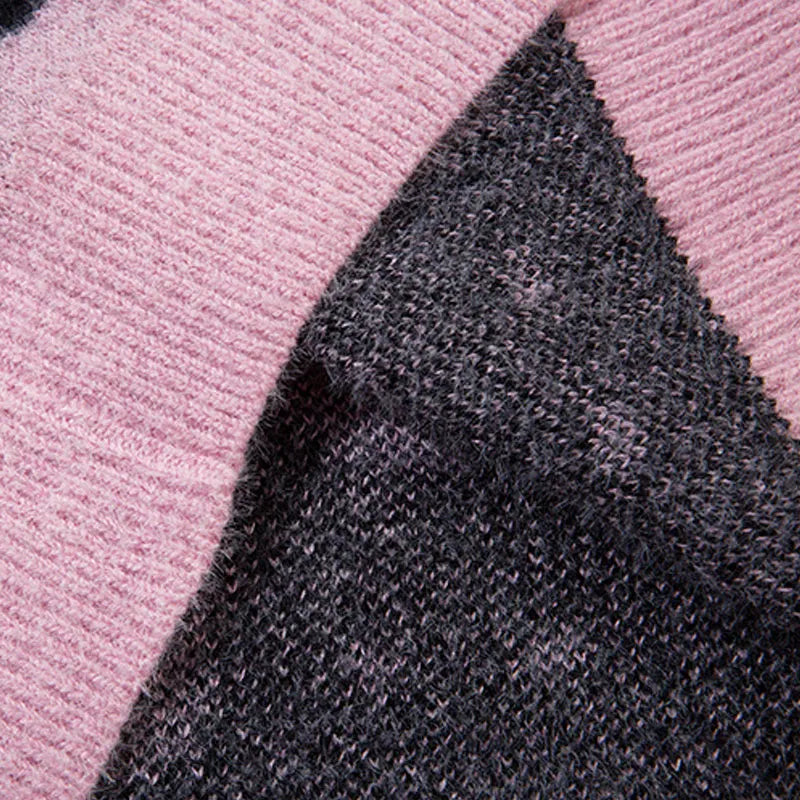 Cozy Oversized Cute Cat Knitted Sweater