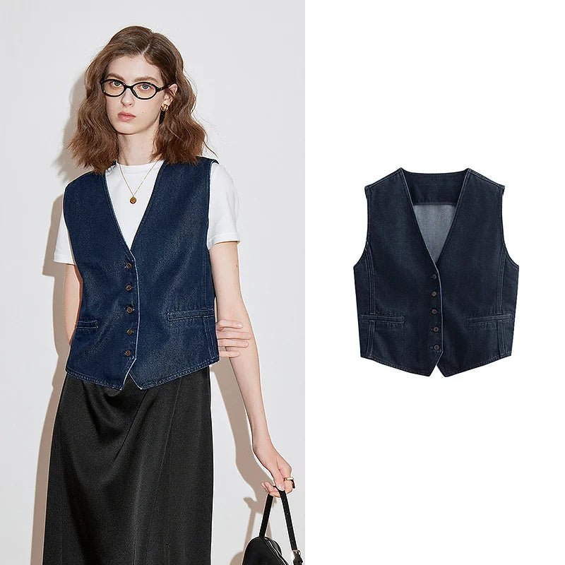 Vintage Western Style Slim Fit Vest