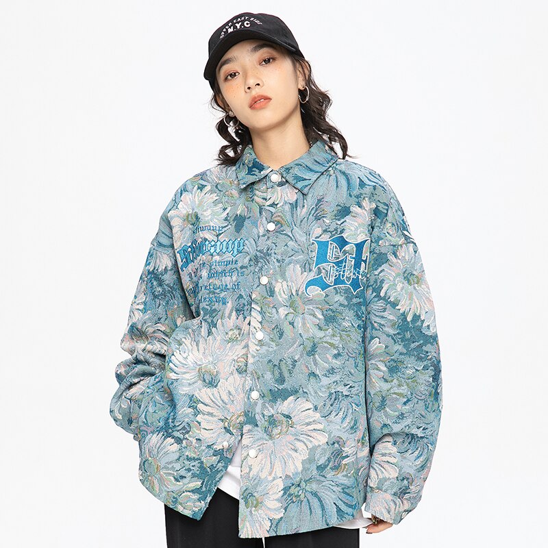 Daisy Flowers Floral Print Jacket