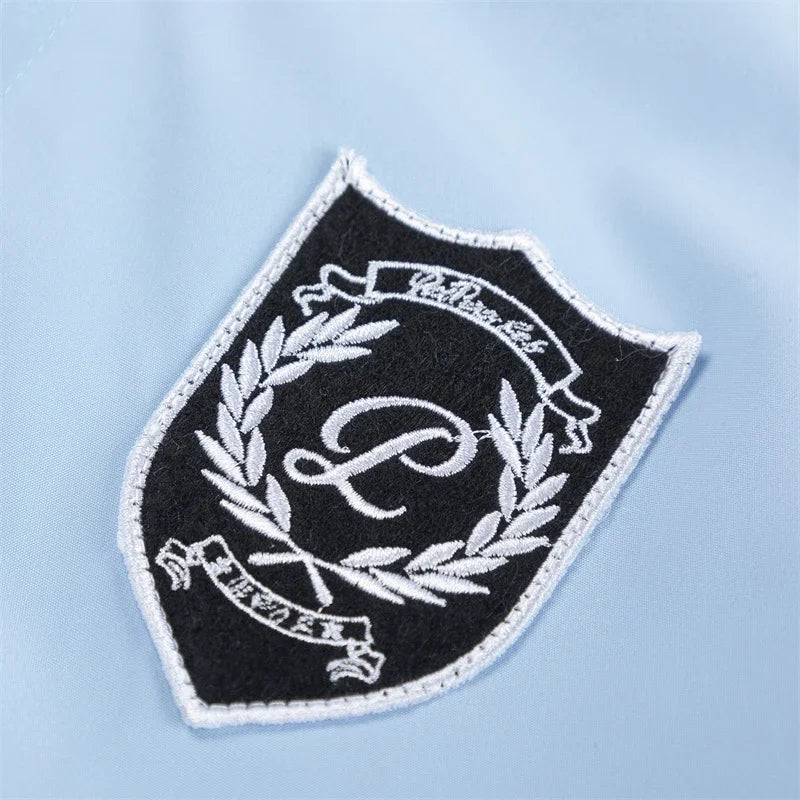 Oversize Bomber Coat & Baseball Uniform Designer Jacket