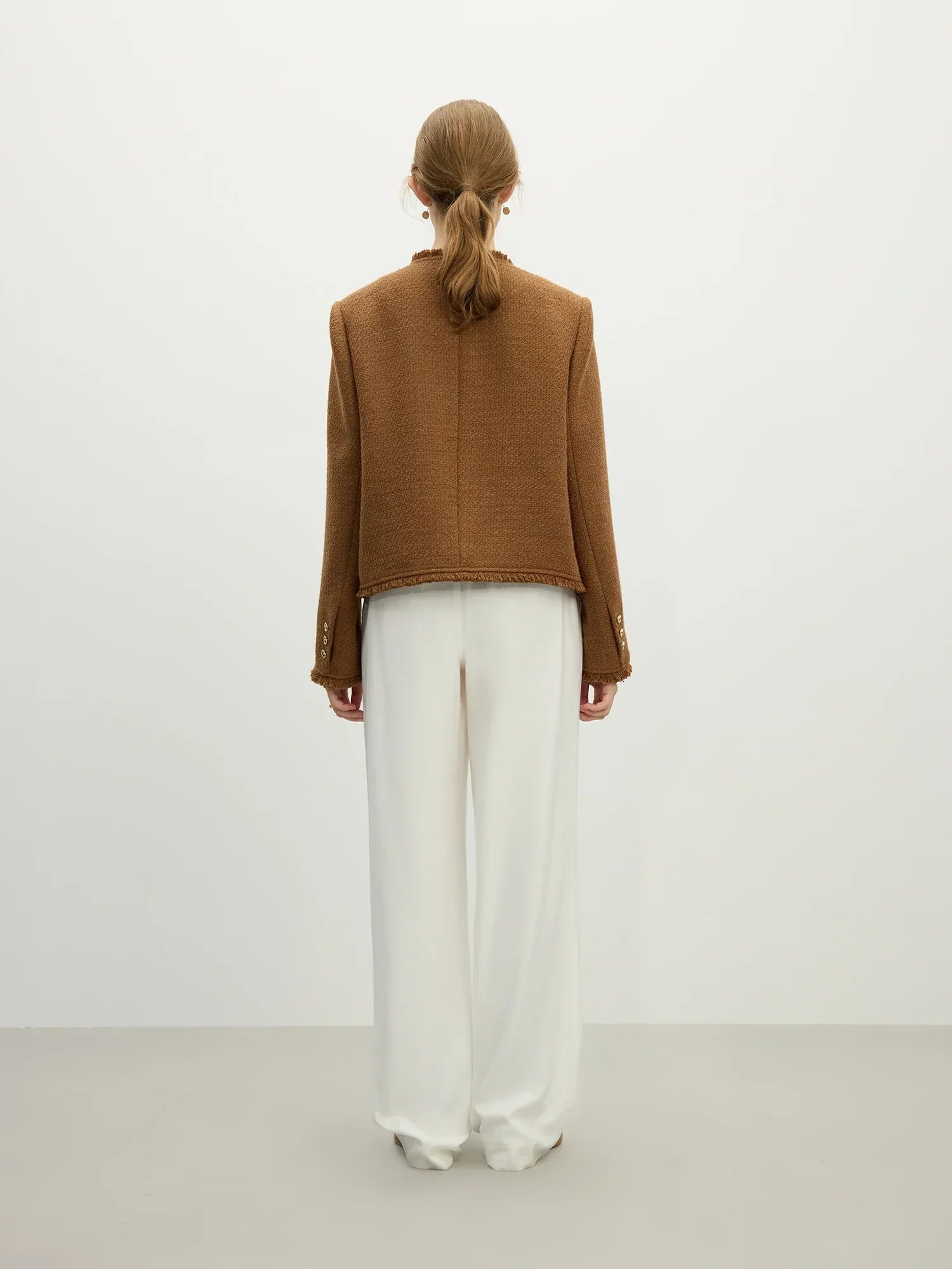 French Wool Heavy Industry Cardigan