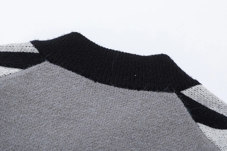 Turbo Drive Gray Star Sweater