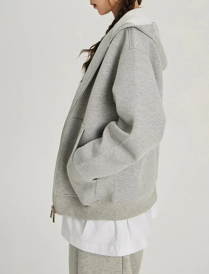 Vintage Cool Loose Fit Zipper Sweatshirt