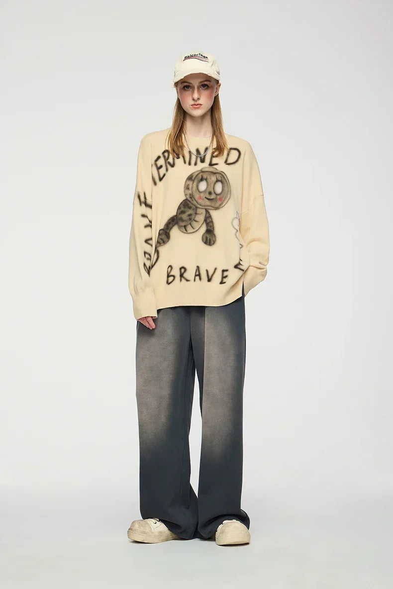 Illustrated Graphic Sweater