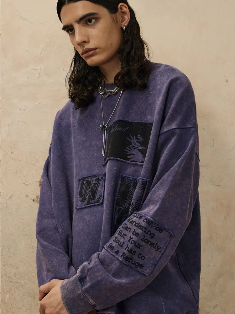 Urban Patchwork Sweatshirt