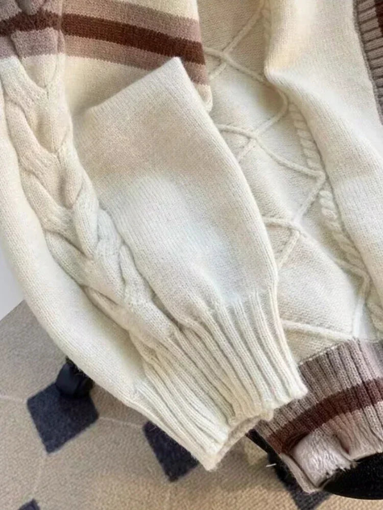 Kawaii Bow Knitted Cardigans