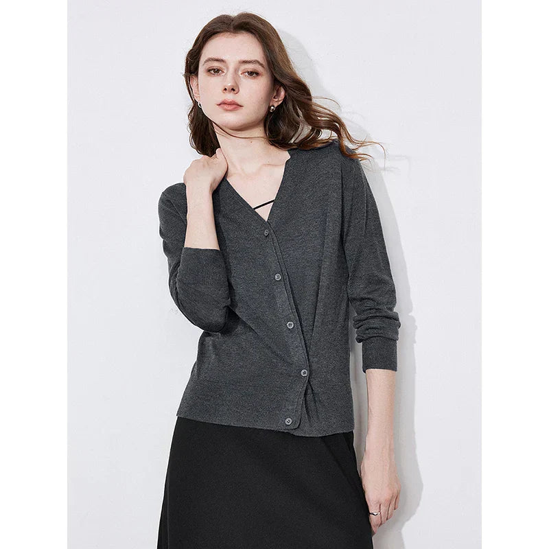 Women Vintage Casual Knit Cardigan