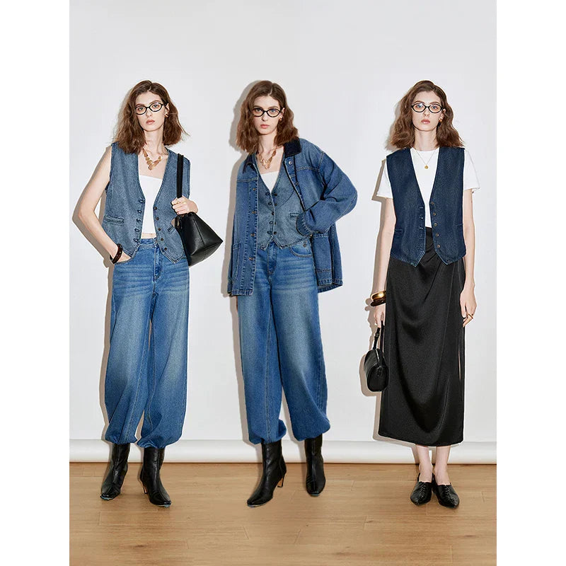 Vintage Western Style Slim Fit Vest