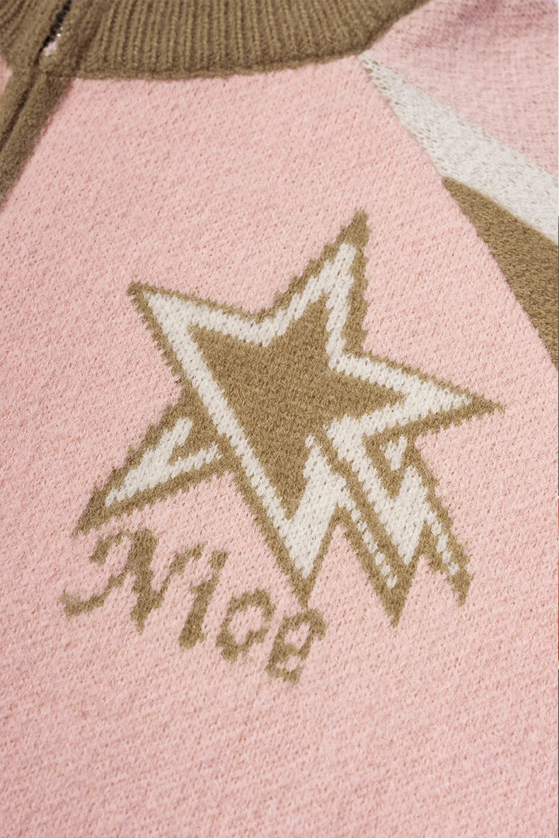 Oversized Star Emblem Sweater