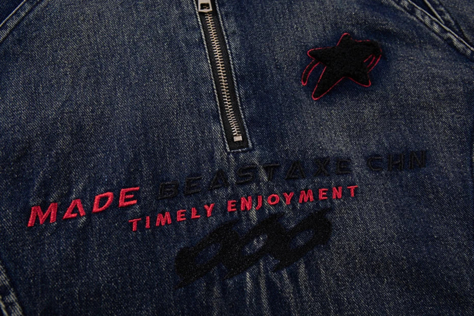 Vintage Loose Street Craft Hoodie