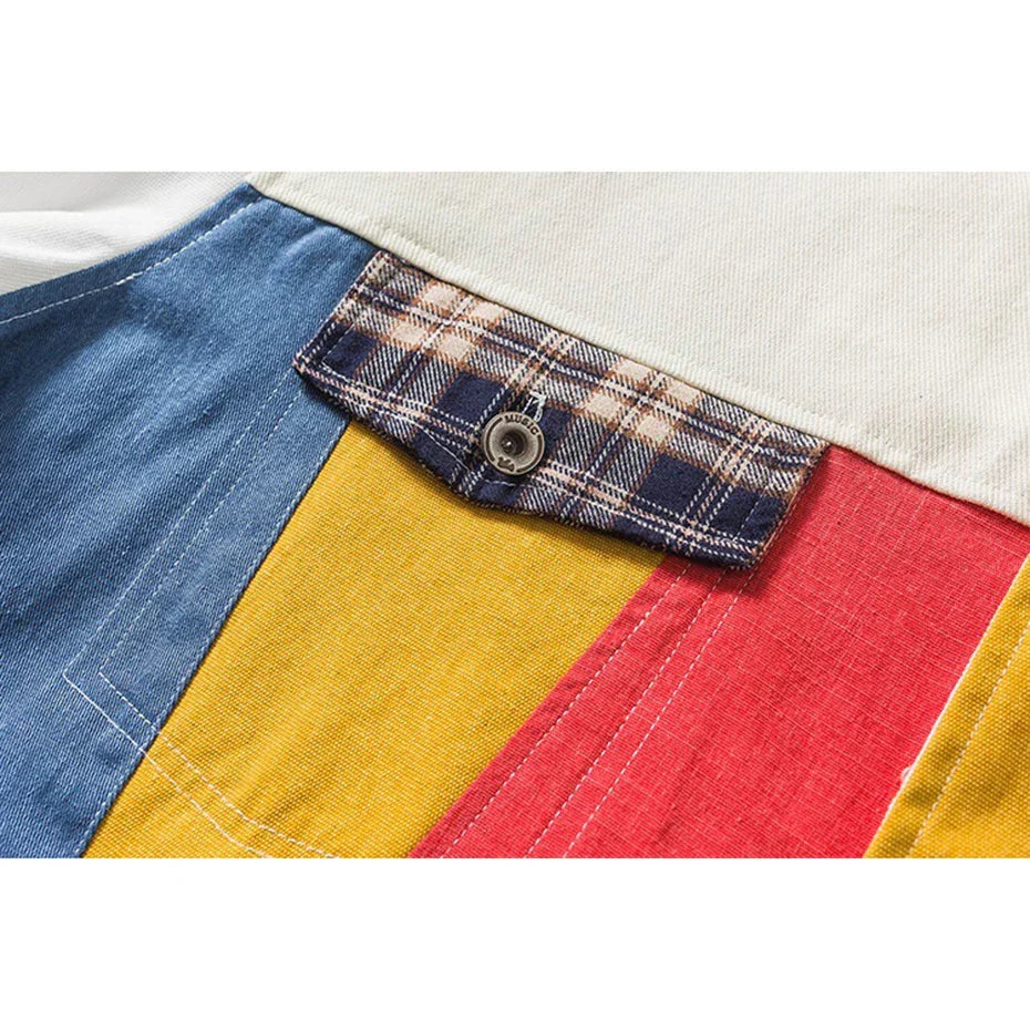 Geometric Patchwork Jacket