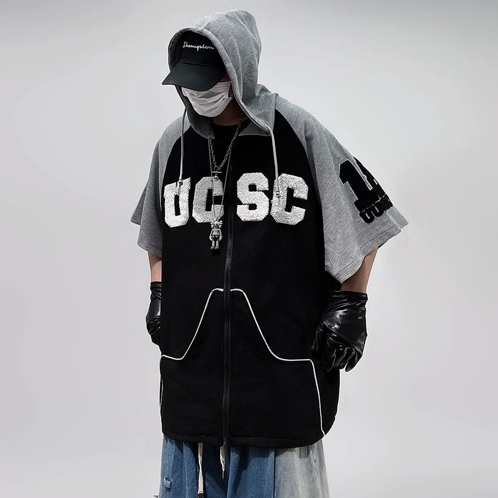 Streetwear Oversized Hip Hop Hooded Sweatshirt