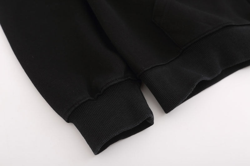 Retro Embroidery Denim Star Hoodie