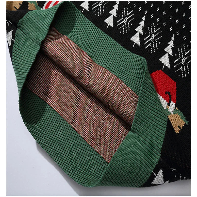 Ugly Knitted Elf Christmas Sweater