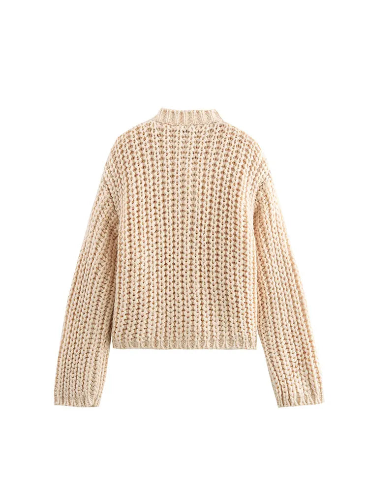 Chunky Knitted Autumn Cardigan