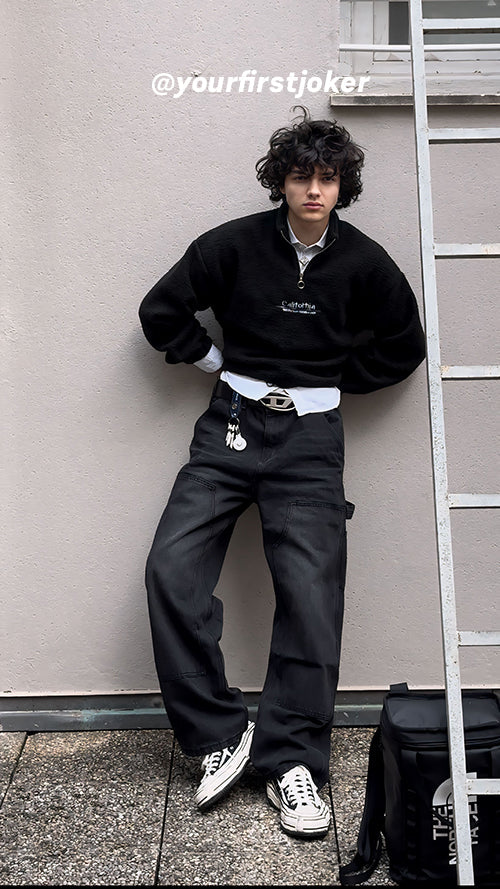 Wide-leg Baggy Cowboy Jeans