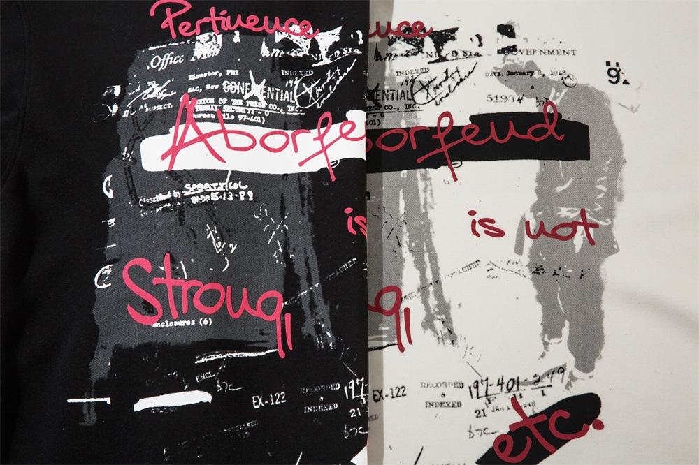 Abstract Motivation Graphic Sweatshirt