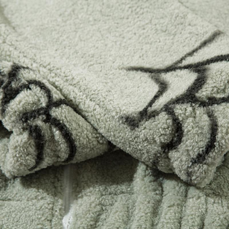 Loose Spider Fleece Zip-up Jacket