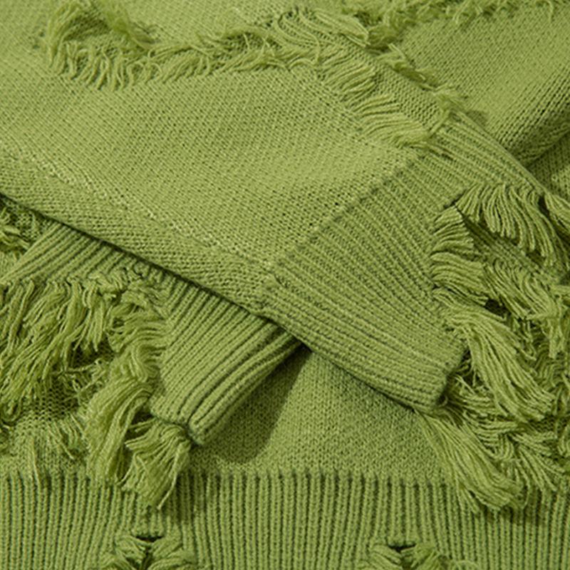 Oversized Ripped Loose Sweater