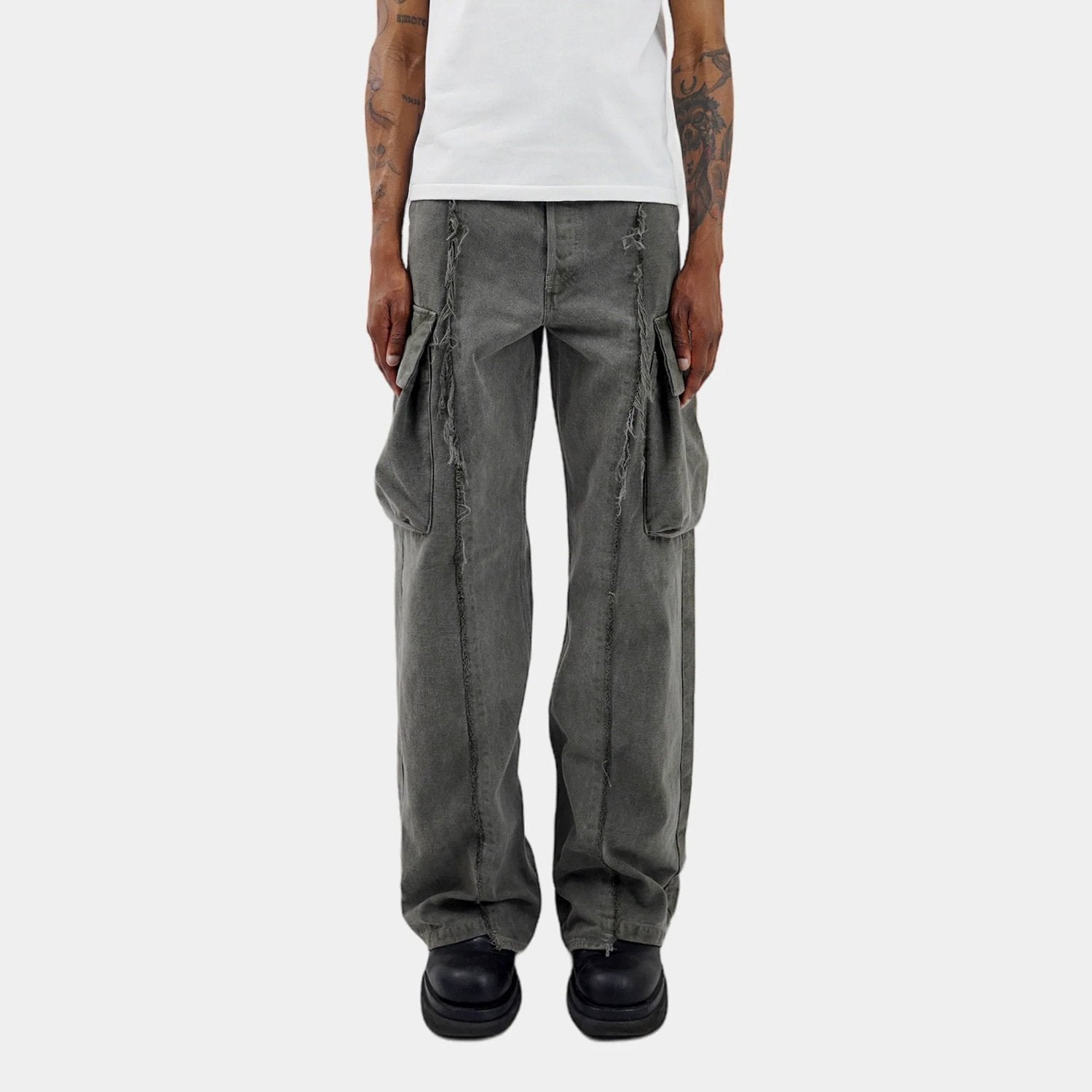 Loose Multi-Pocket Jeans