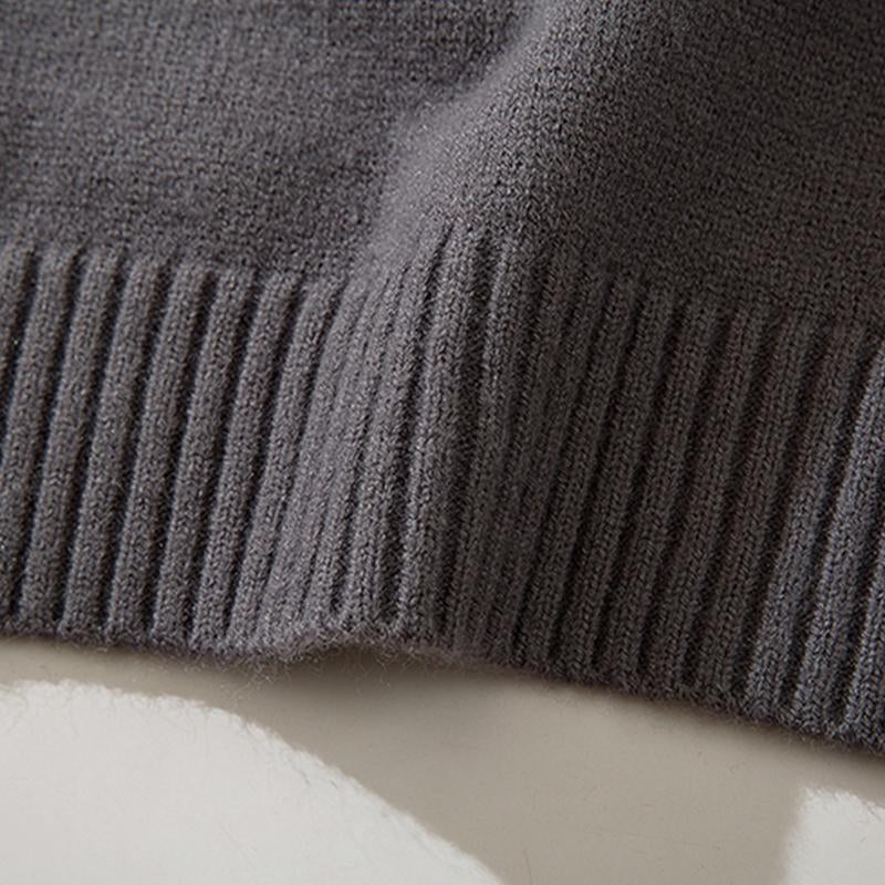 Loose Shy Dog Printed Sweater