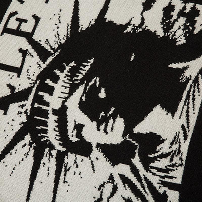 Statue Of Liberty Ripped Loose Sweater