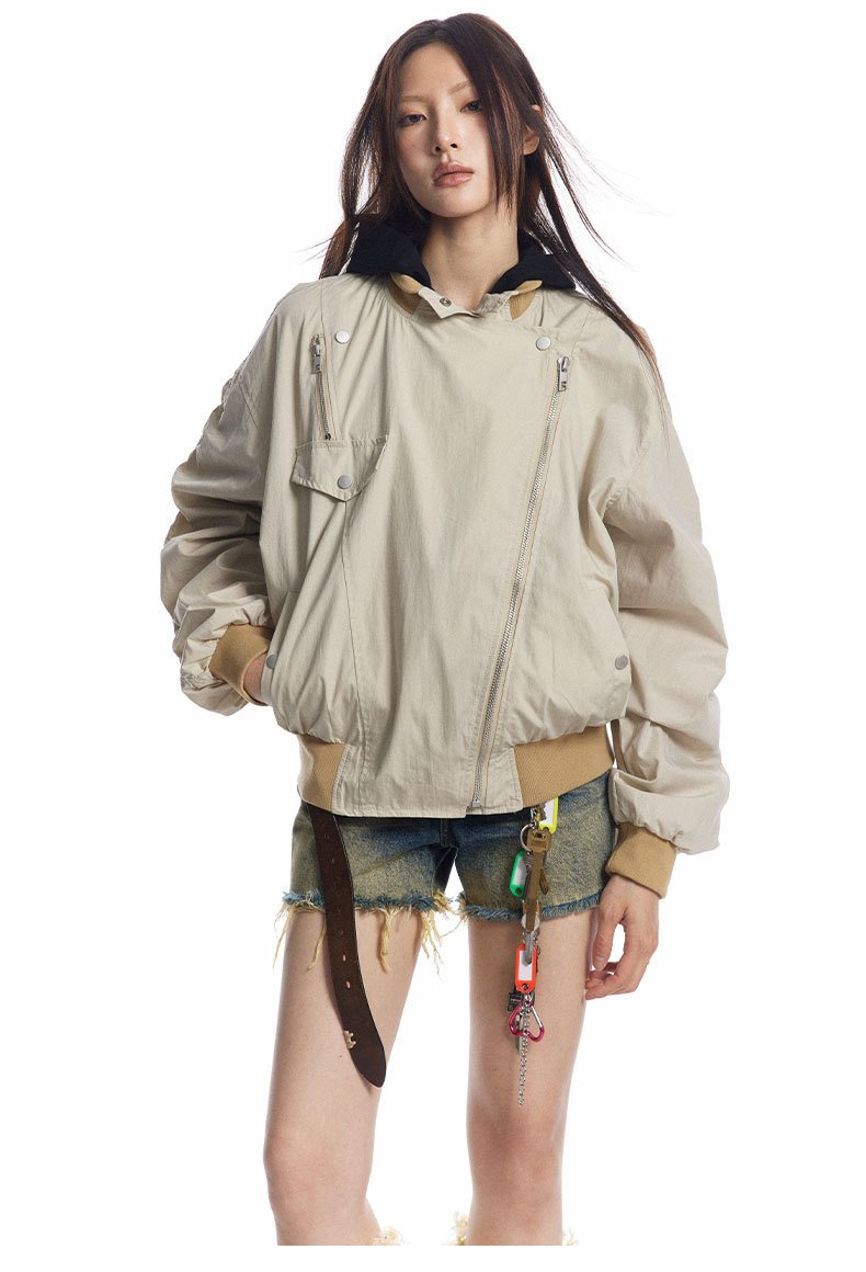 Utility Pocket Aviator Jacket