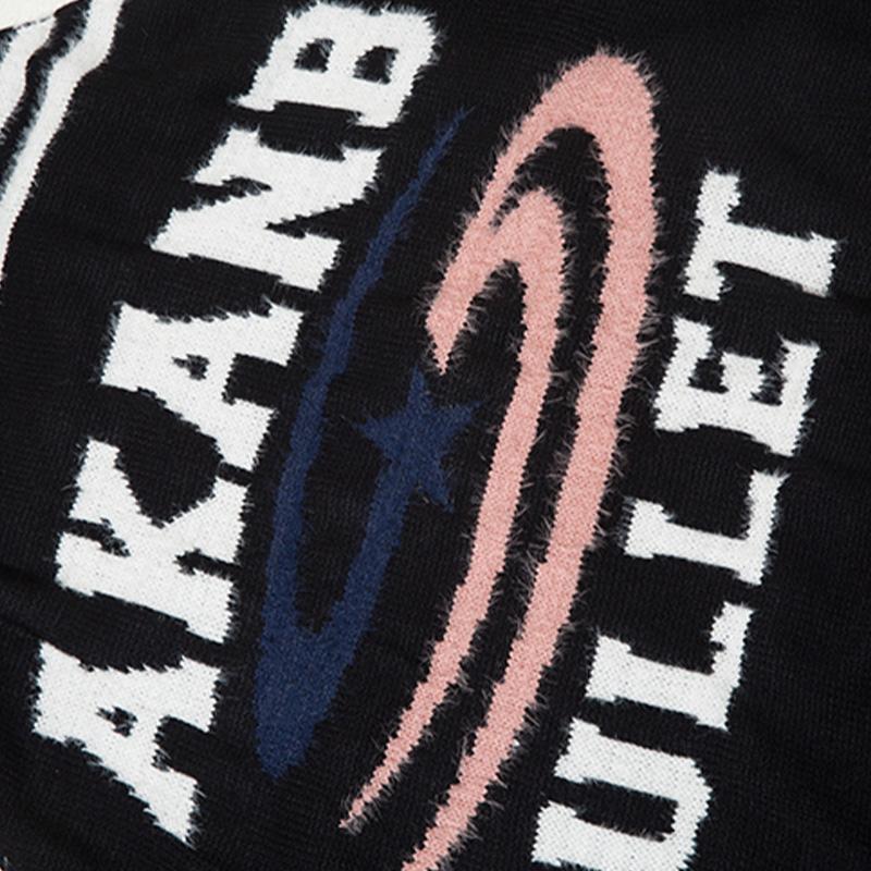 Splicing Color Oversized Sweater