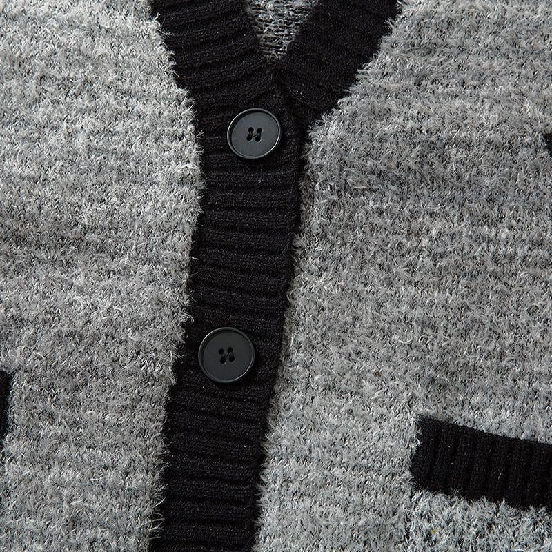 Loose Long Sleeve Knitted Cardigan