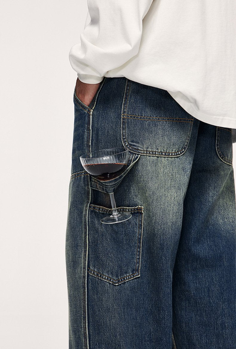 Wide-leg Baggy Cowboy Jeans