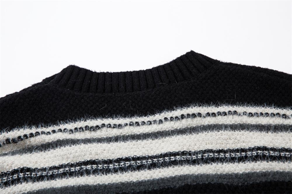 Striped Loose Knitted Sweater