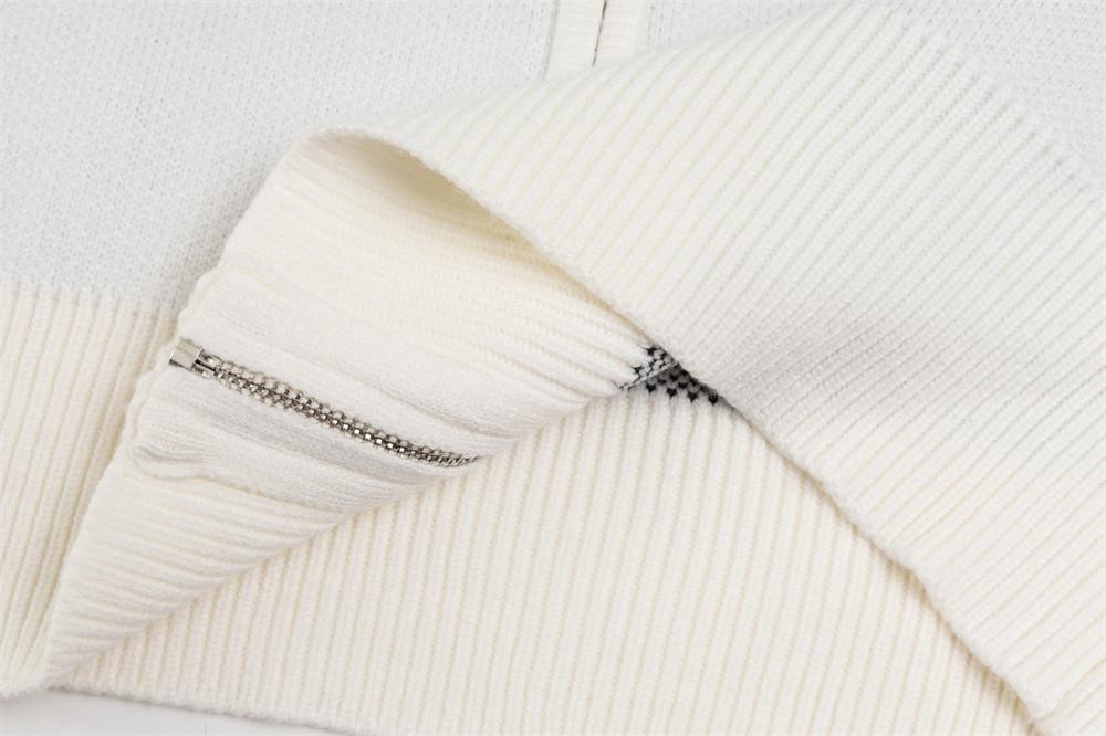 Y2K Graffiti Zip-Up Sweater