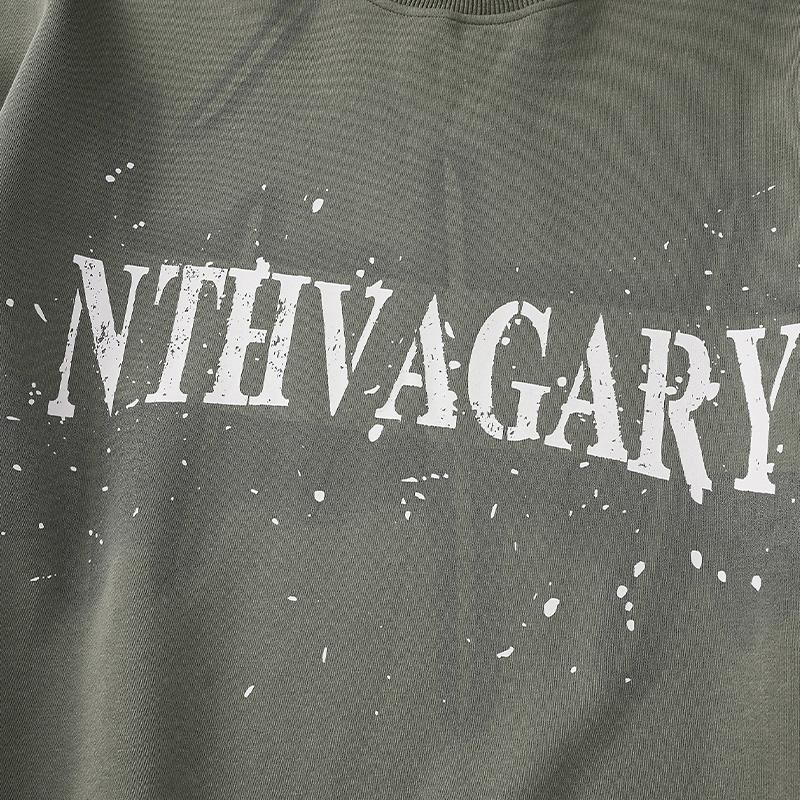 Letter Print Loose Sweatshirt