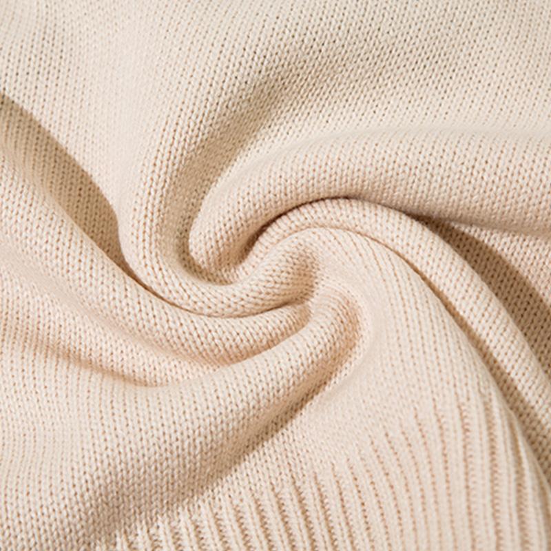 "Start" Letter Embroidered Sweater