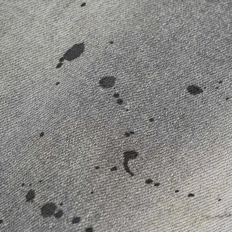 Splash-Ink Washed Jeans